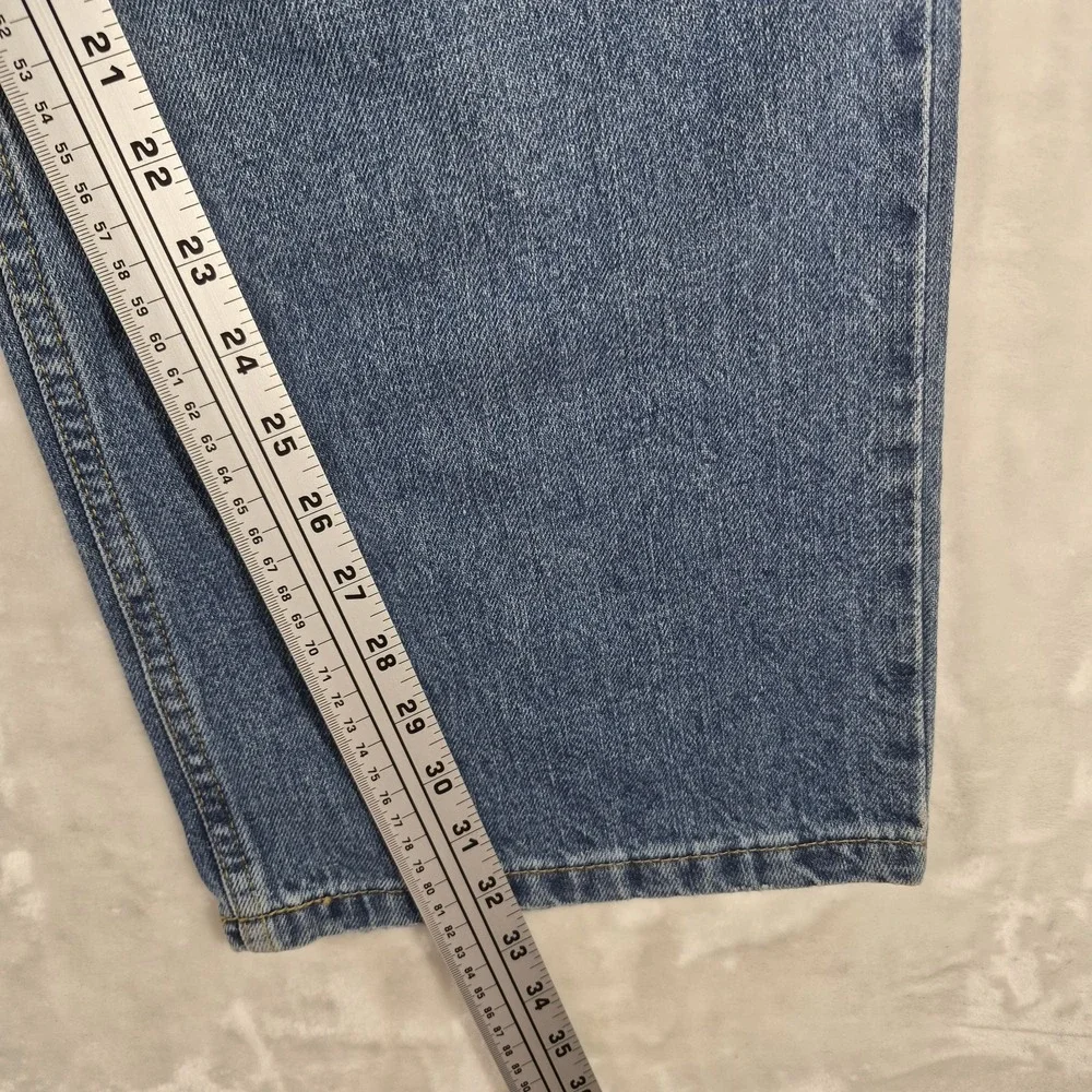 Anchor Blue Easy Fit Jeans Men's 32x32 Blue Denim Loose Relaxed 100% Cotton NWT